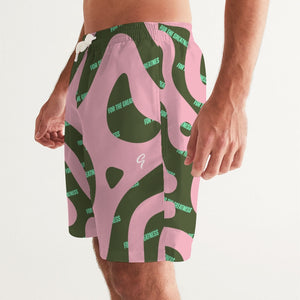 Growth Men's All-Over Print Swim Trunk