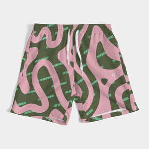 Growth Men's All-Over Print Swim Trunk