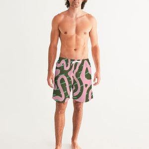 Growth Men's All-Over Print Swim Trunk