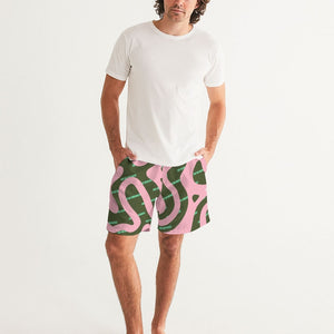 Growth Men's All-Over Print Swim Trunk