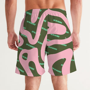 Growth Men's All-Over Print Swim Trunk