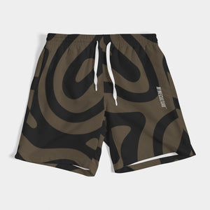 Earthtones Men's All-Over Print Swim Trunk