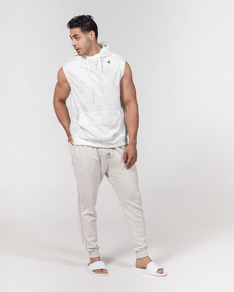 Global-Spirit Men's Premium Heavyweight Sleeveless Hoodie