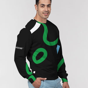Holiday-Culture Men's Classic French Terry Crewneck Pullover