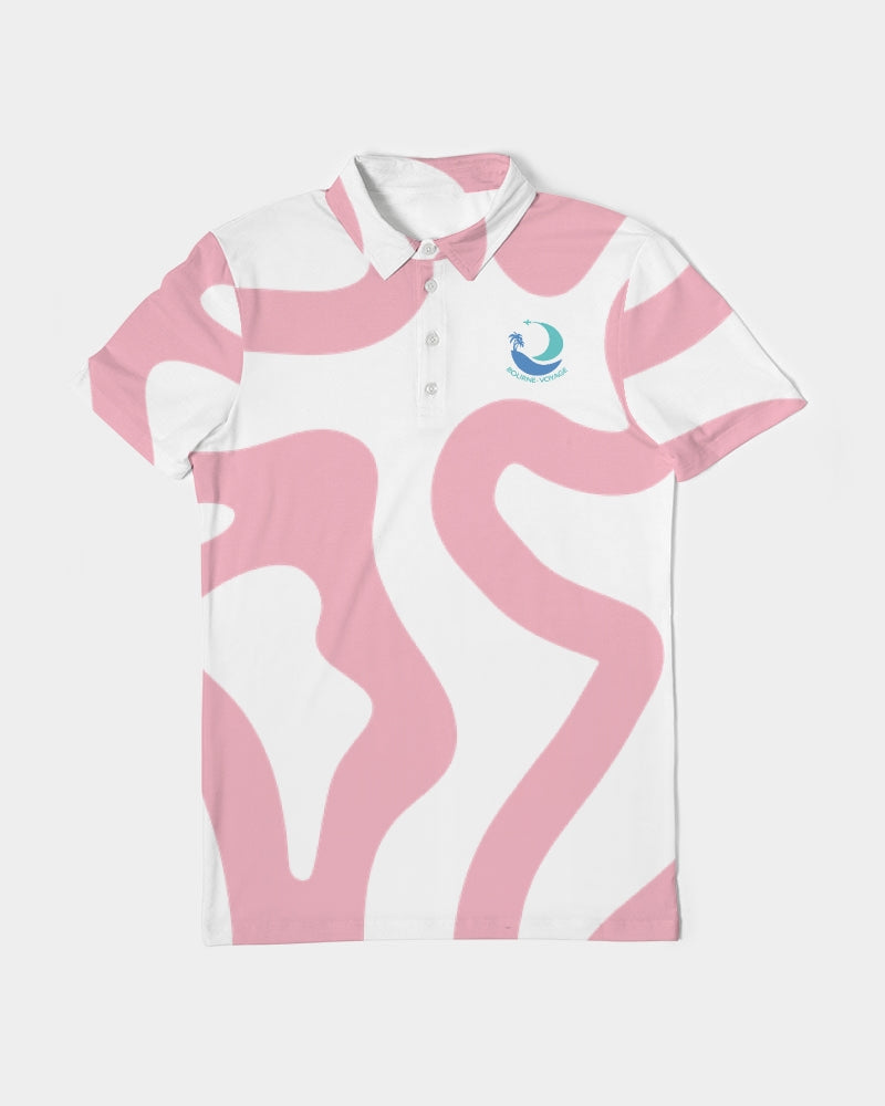 Globe Men's All-Over Print Slim Fit Short Sleeve Polo