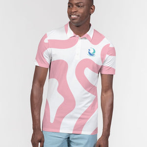 Globe Men's All-Over Print Slim Fit Short Sleeve Polo