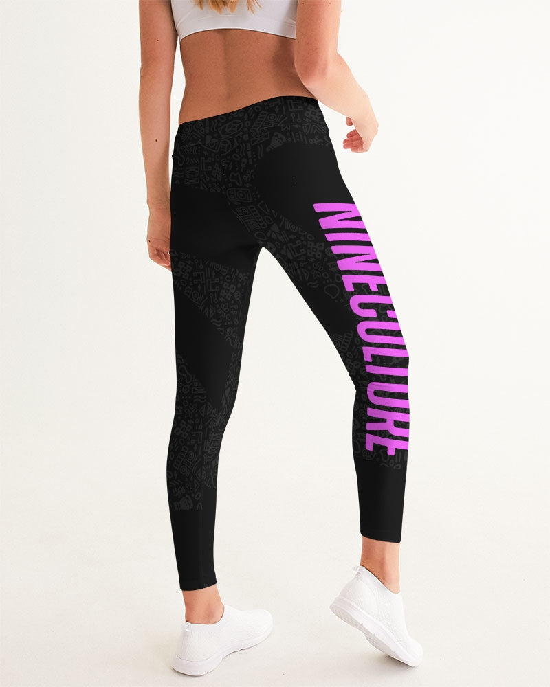 Afro Caribbean Culture Pink Leggings