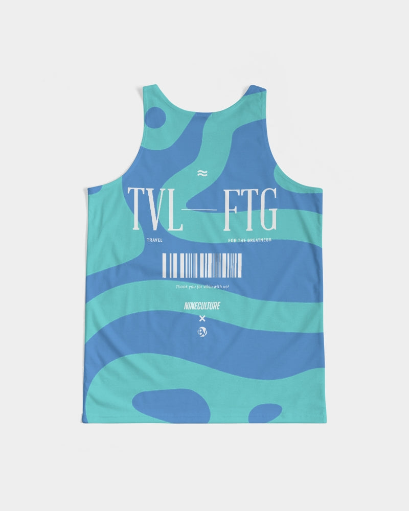 Ocean Blue Men's All-Over Print Tank