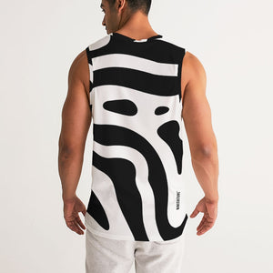 We Limin With The Culture Black Men's All-Over Print Sport Tank