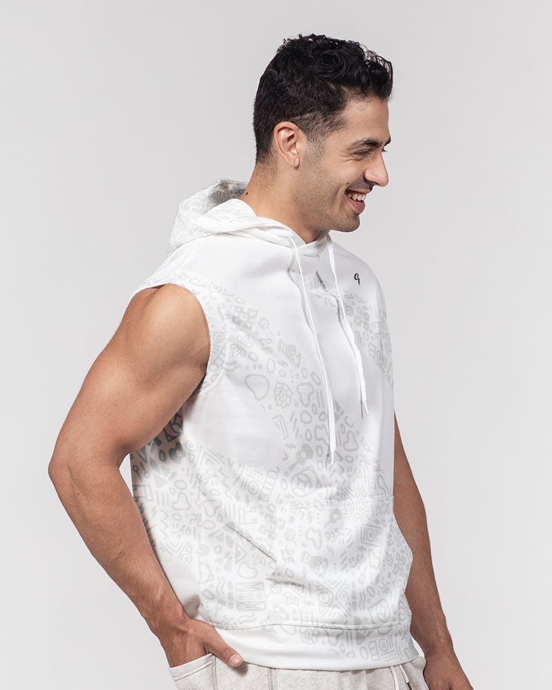 Global-Spirit Men's Premium Heavyweight Sleeveless Hoodie