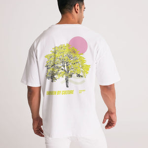 We Limiin With The Culture Collection White Men's Premium Heavyweight Tee