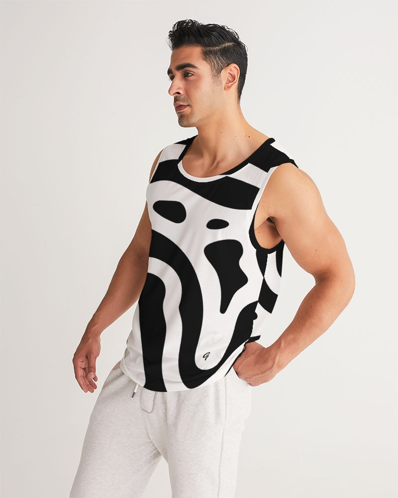 We Limin With The Culture Black Men's All-Over Print Sport Tank