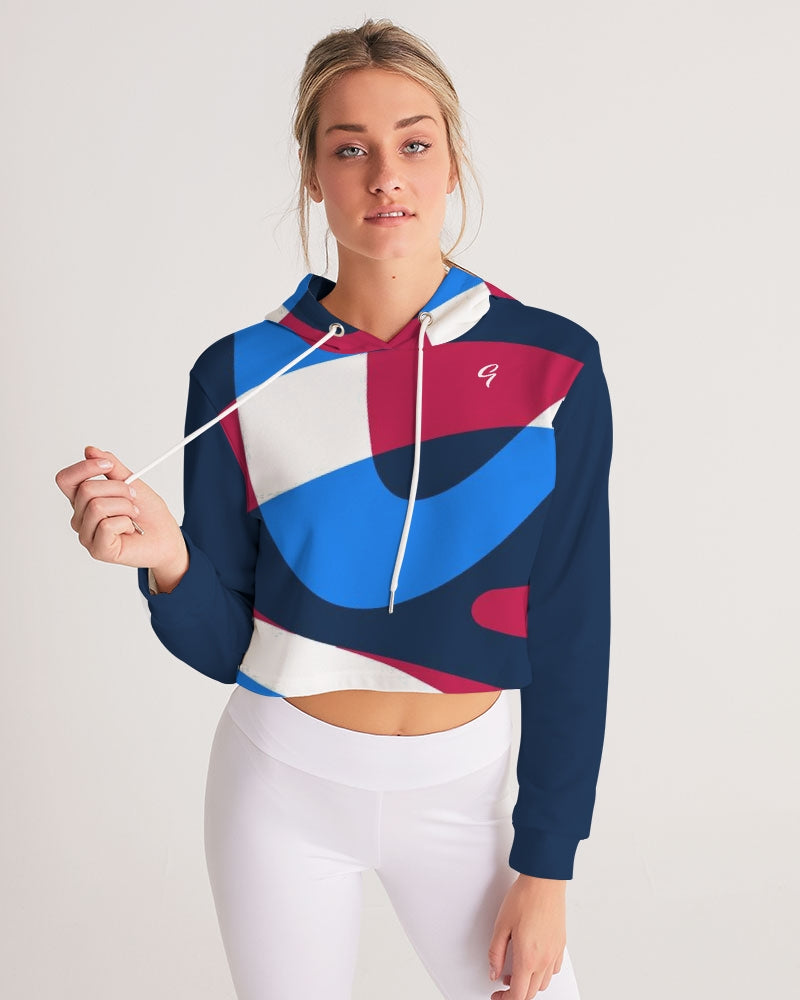 USA Culture Women's Cropped Hoodie