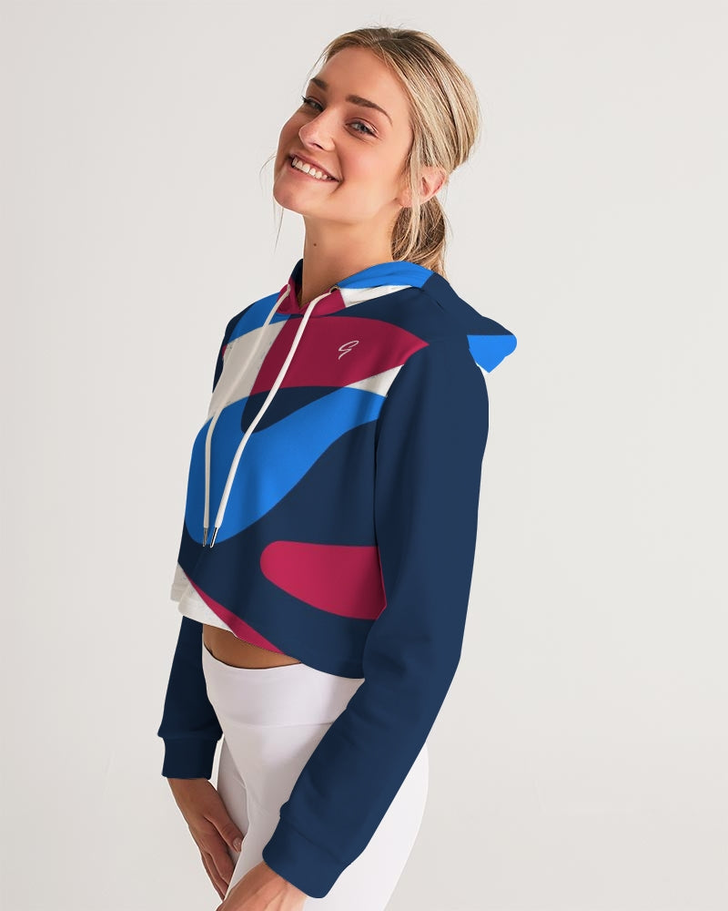 USA Culture Women's Cropped Hoodie