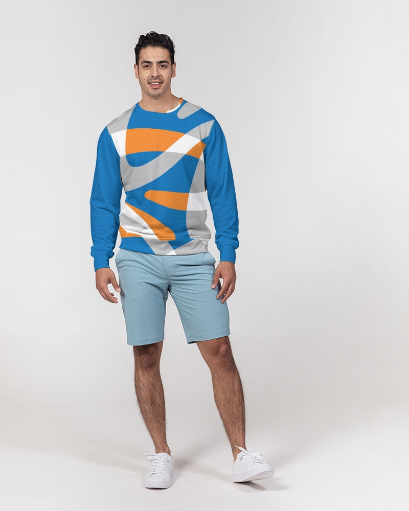 NY Culture Men's Classic French Terry Crewneck Pullover