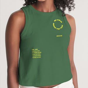 We Limin Under The Tree Green Women's Cropped Tank