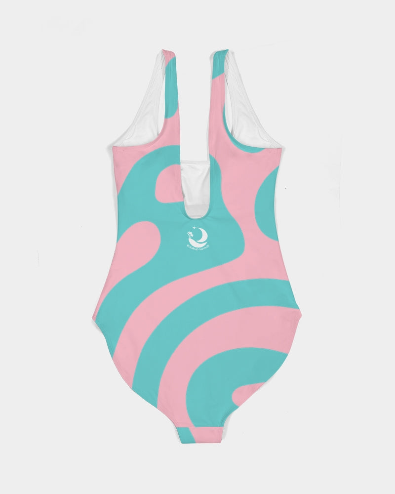 Ocean Blue Women's All-Over Print One-Piece Swimsuit