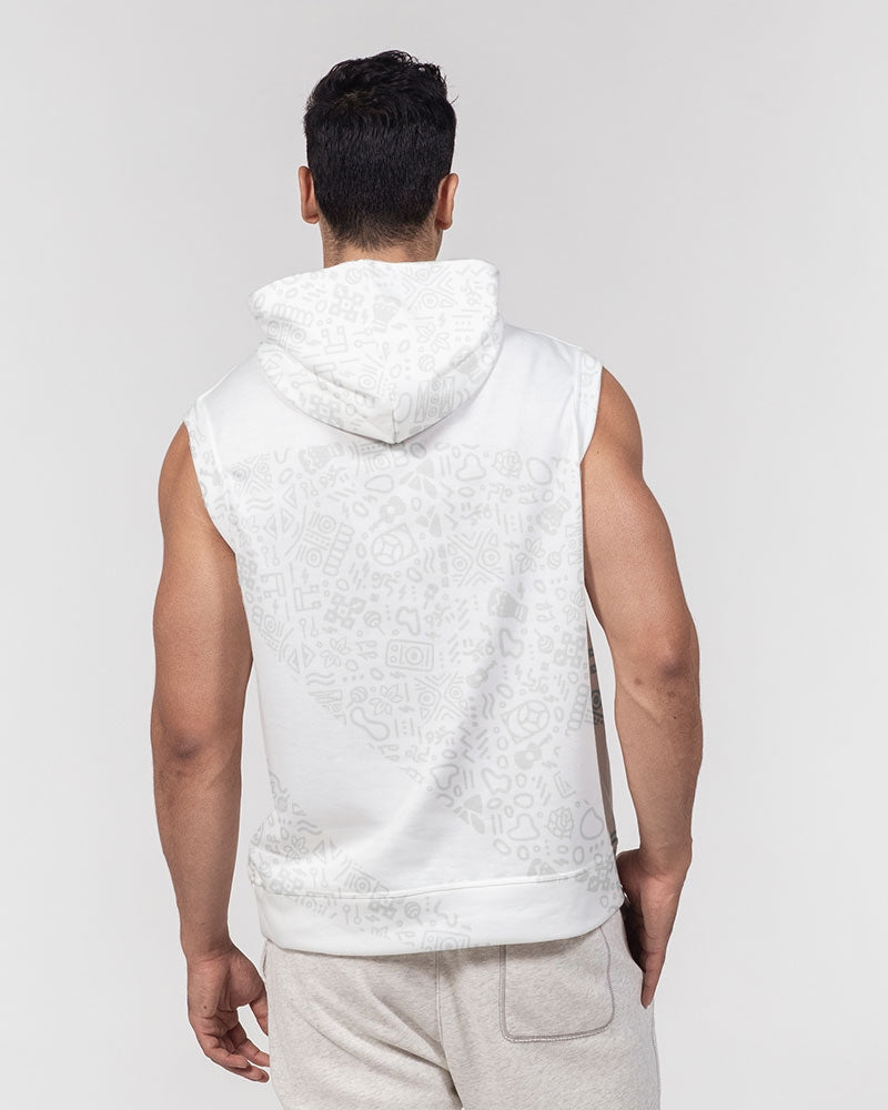 Global-Spirit Men's Premium Heavyweight Sleeveless Hoodie