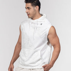 Global-Spirit Men's Premium Heavyweight Sleeveless Hoodie