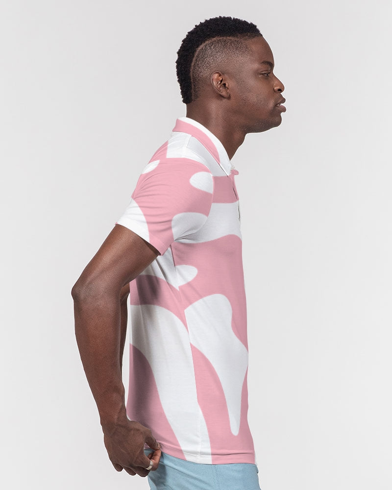 Globe Men's All-Over Print Slim Fit Short Sleeve Polo