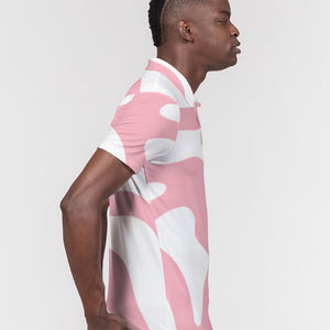 Globe Men's All-Over Print Slim Fit Short Sleeve Polo