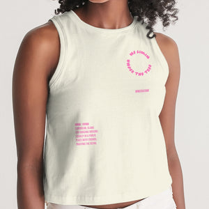 We Limin With The Culture - Cream Women's Cropped Tank