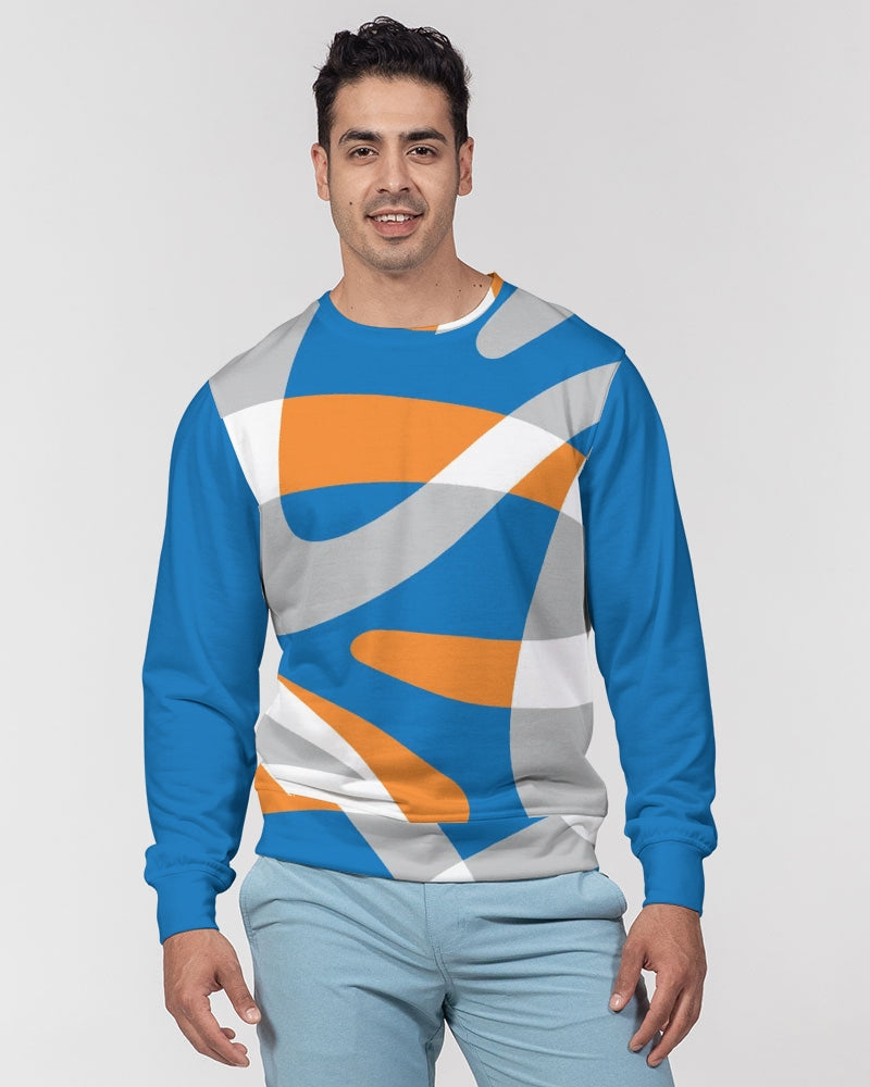 NY Culture Men's Classic French Terry Crewneck Pullover